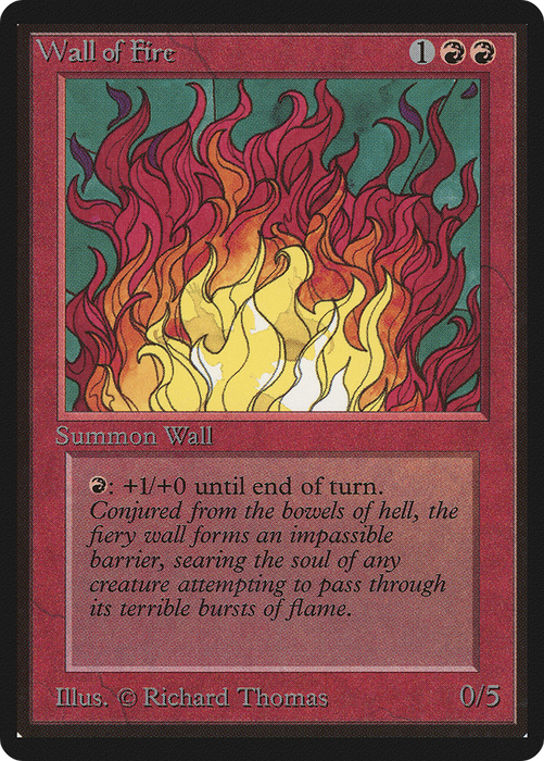 Wall of Fire (LEB-182) - uncommon