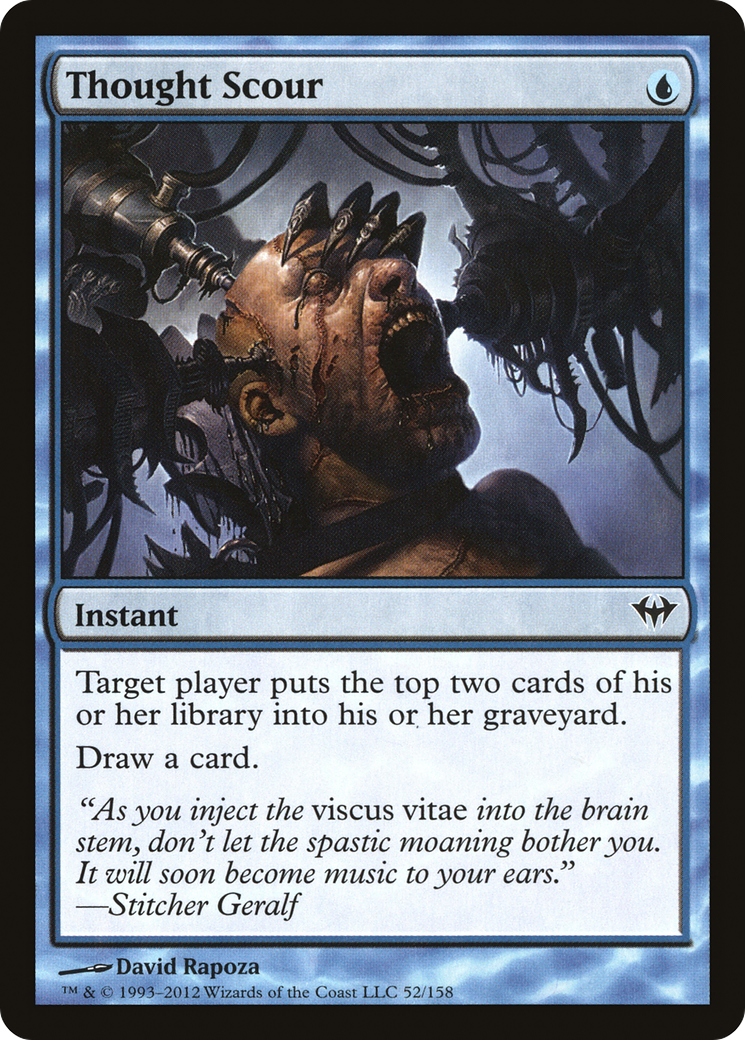 Thought Scour (DKA-052) - common - Foil