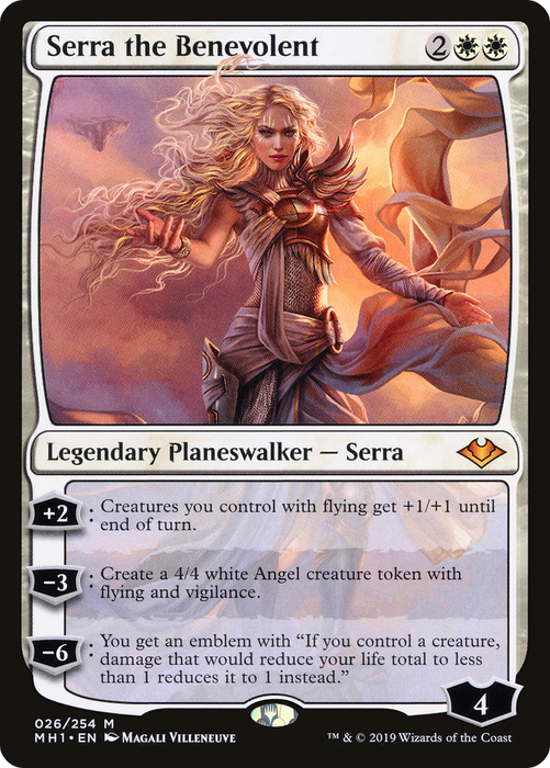 Serra the Benevolent (MH1-026) - mythic