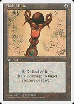 Rod of Ruin (4ED-344) - uncommon