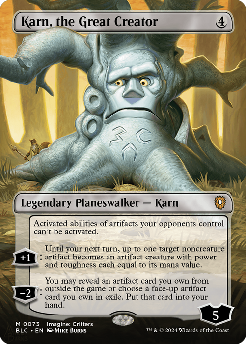 Karn, the Great Creator (BLC-073) - mythic (Borderless) - Foil