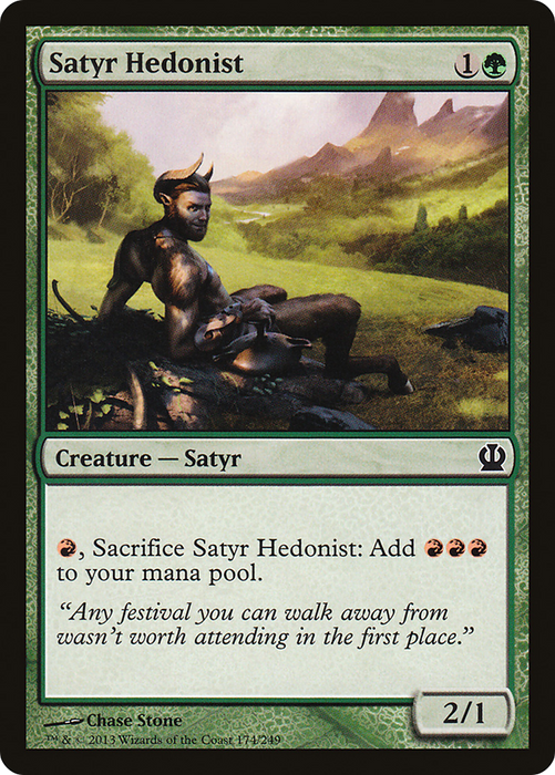 Satyr Hedonist (THS-174) - common