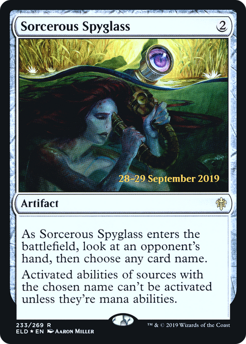 Sorcerous Spyglass (PRE-233S) - rare - Foil