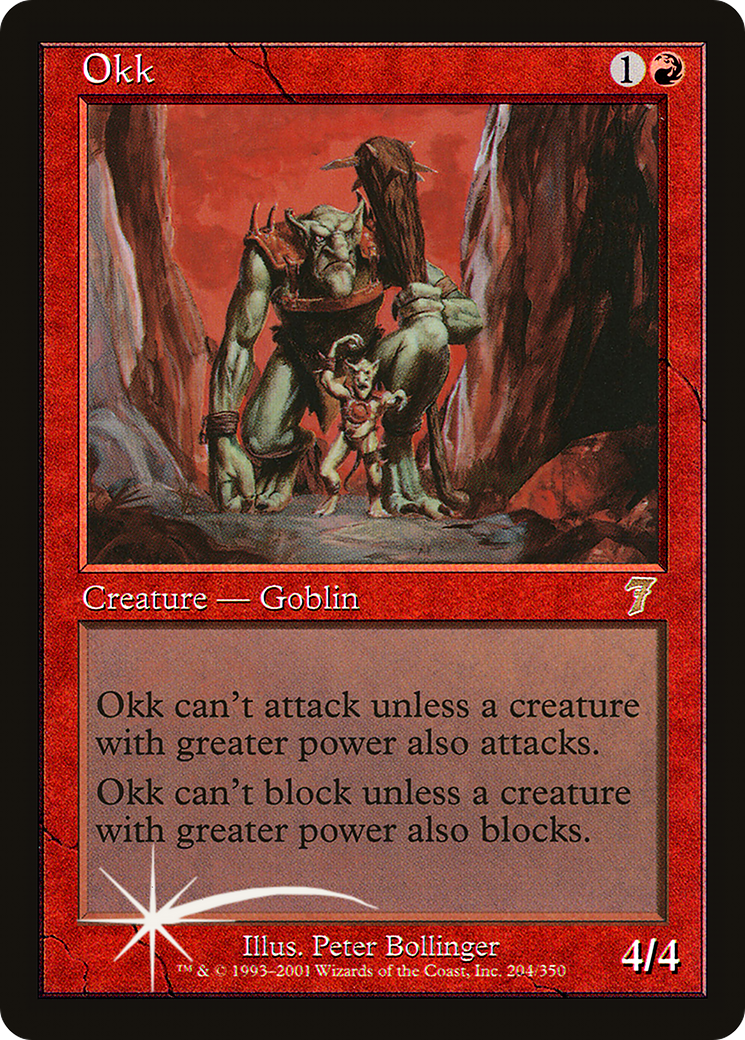 Okk (7ED-204★) - rare - Foil