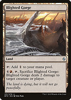 Blighted Gorge (BFZ-231) - uncommon
