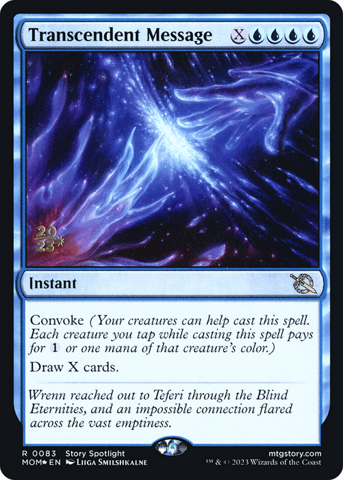 Transcendent Message (PRE-83S) - rare - Foil