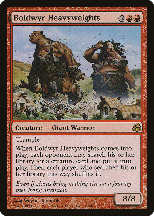Boldwyr Heavyweights (MOR-085) - rare - Foil