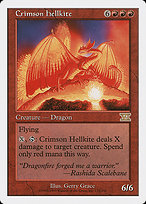 Crimson Hellkite (6ED-172) - rare