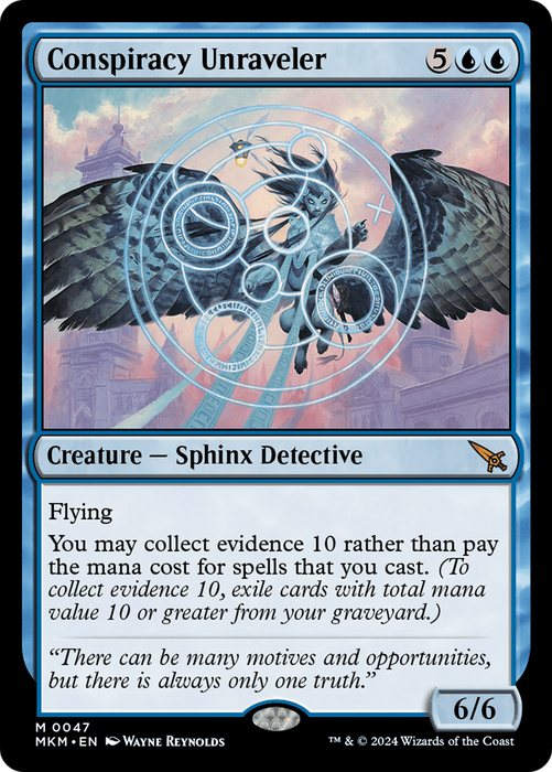 Conspiracy Unraveler (MKM-047) - mythic - Foil