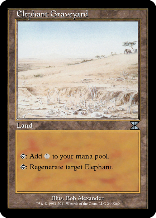 Elephant Graveyard (ME4-244) - uncommon - Foil