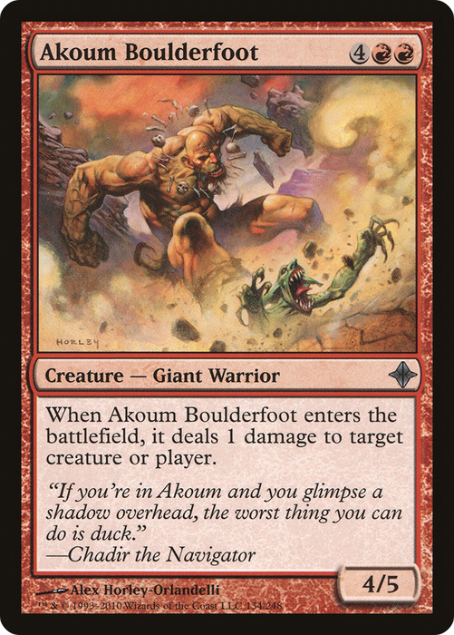 Akoum Boulderfoot (ROE-134) - uncommon - Foil
