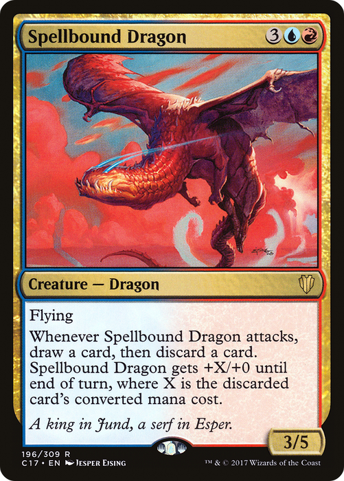 Spellbound Dragon (C17-196) - rare