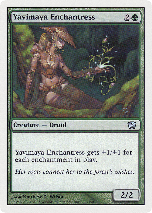 Yavimaya Enchantress (8ED-290) - uncommon