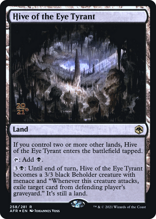 Hive of the Eye Tyrant (PRE-258S) - rare - Foil