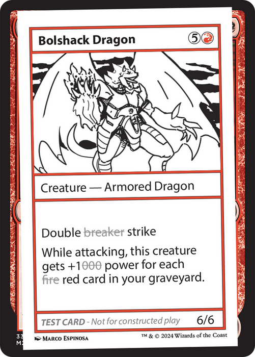 Bolshack Dragon (MB2PC-322) - rare