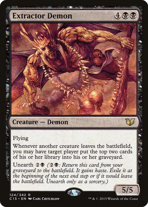 Extractor Demon (C15-124) - rare