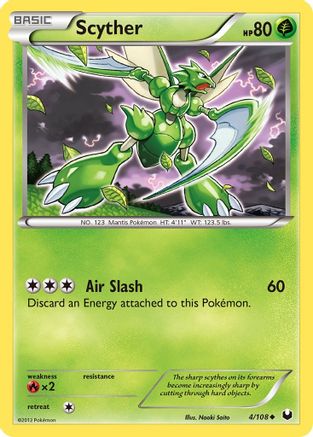 Scyther (004) - DE  - Uncommon - Reverse Holofoil