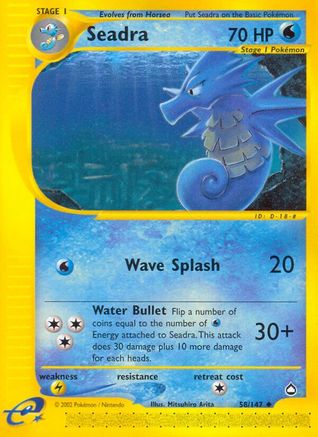 Seadra (058/147) - A  - Uncommon - Reverse Holofoil