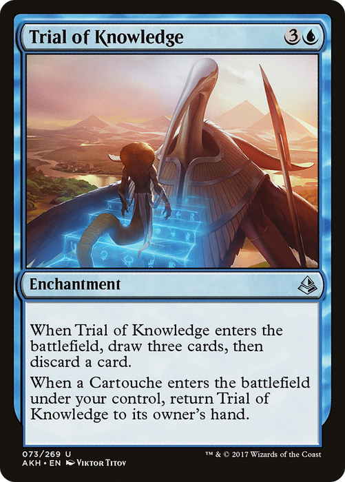 Trial of Knowledge (AKH-073) - uncommon - Foil