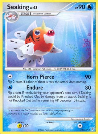 Seaking (043) - SV  - Rare - Reverse Holofoil