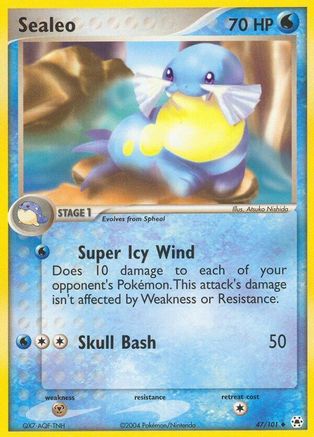 Sealeo (047) - HL  - Uncommon - Reverse Holofoil