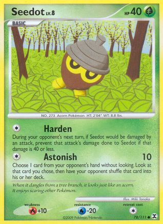 Seedot (078) - RR  - Common - Reverse Holofoil