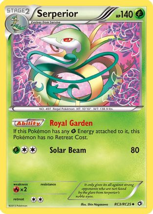 Serperior (RC3/RC25) - LTRC  - Uncommon - Holofoil