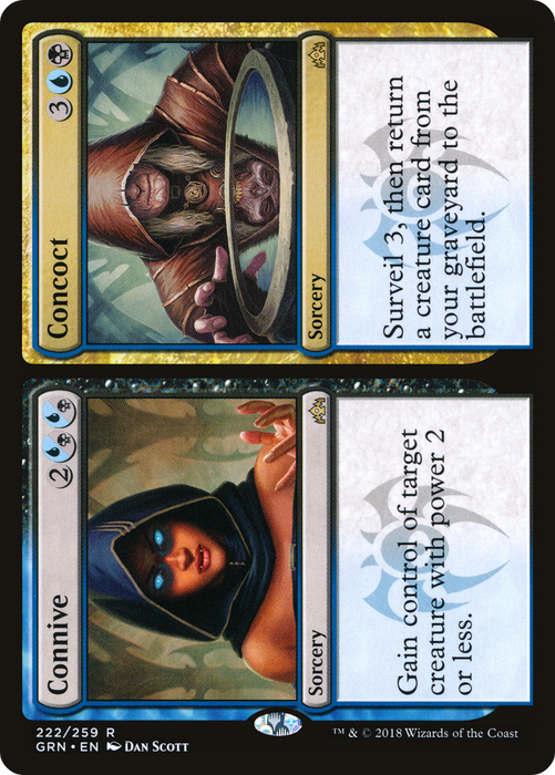 Connive // Concoct (GRN-222) - rare - Foil