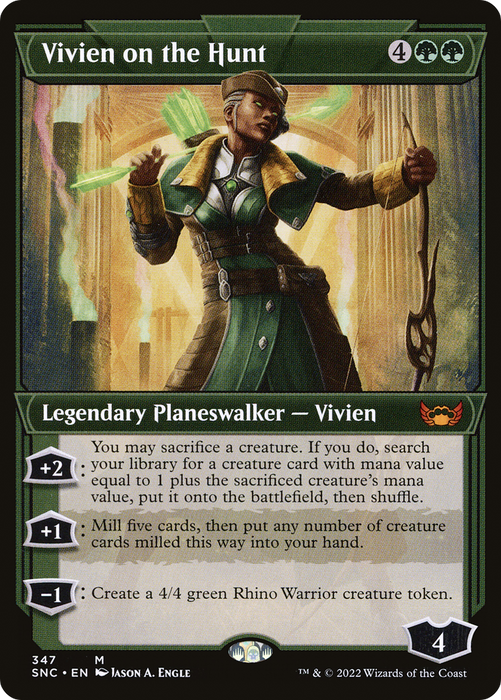 Vivien on the Hunt (SNC-347) - mythic: (Showcase) - Foil