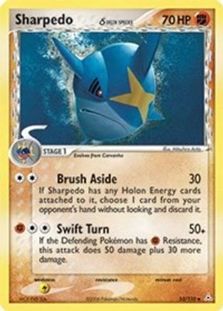 Sharpedo (Delta Species) (053) - HP  - Uncommon - Reverse Holofoil