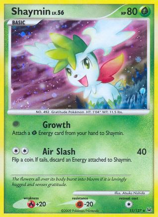 Shaymin (15) (015) - P  - Holo Rare - Reverse Holofoil