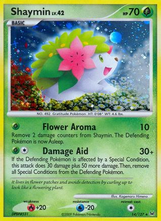 Shaymin (14) (014) - P  - Holo Rare - Holofoil
