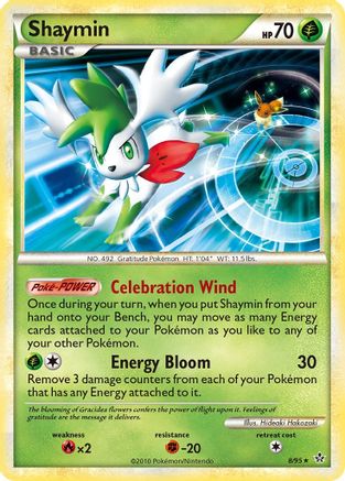 Shaymin (008) - U  - Holo Rare - Holofoil