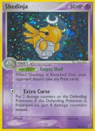 Shedinja (014) - D  - Holo Rare - Reverse Holofoil