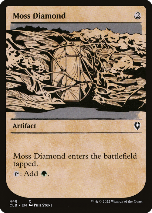 Moss Diamond (CLB-448) - common: (Showcase) - Foil