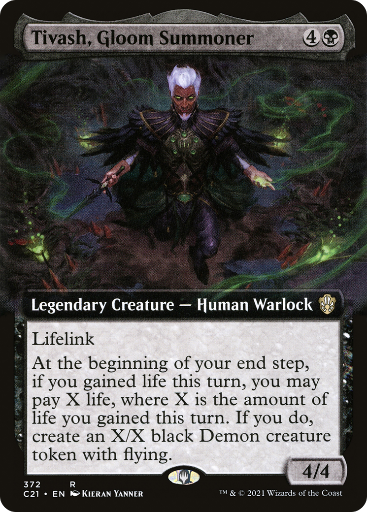 Tivash, Gloom Summoner (C21-372) - rare: (Extended Art)