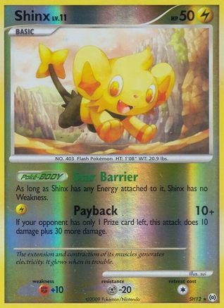 Shinx (Shiny) (SH12) - A  - Shiny Holo Rare - Reverse Holofoil