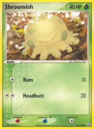 Shroomish (063) - E  - Common