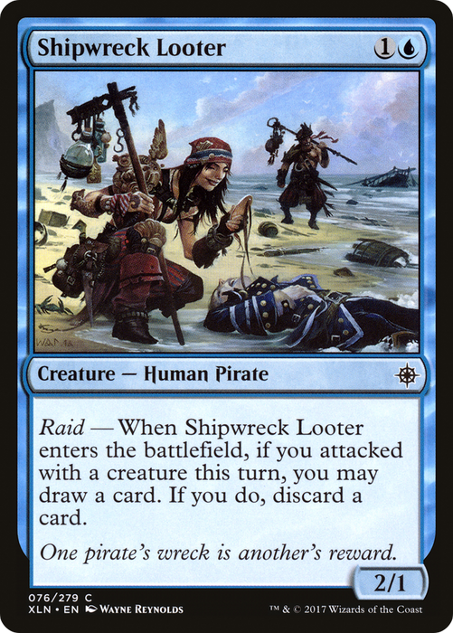 Shipwreck Looter (XLN-076) - common - Foil