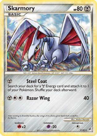 Skarmory (031) - COL  - Rare - Reverse Holofoil