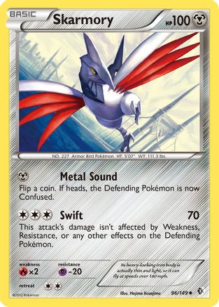 Skarmory (96) (096) - BC  - Uncommon - Reverse Holofoil