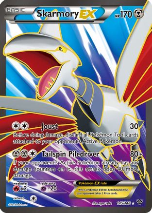 Skarmory EX (145 Full Art) (145) - XBS  - Ultra Rare - Holofoil