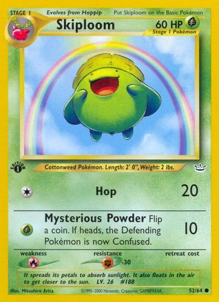 Skiploom (052/64) - NR  - Common - 1st Edition