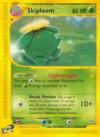 Skiploom (060) - A  - Uncommon - Reverse Holofoil