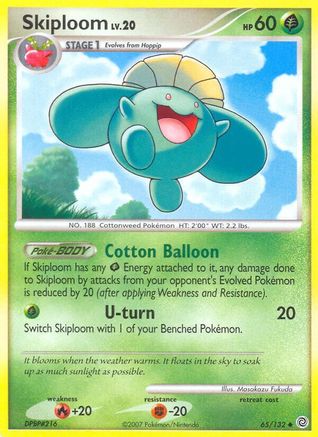 Skiploom (065) - SW  - Uncommon - Reverse Holofoil