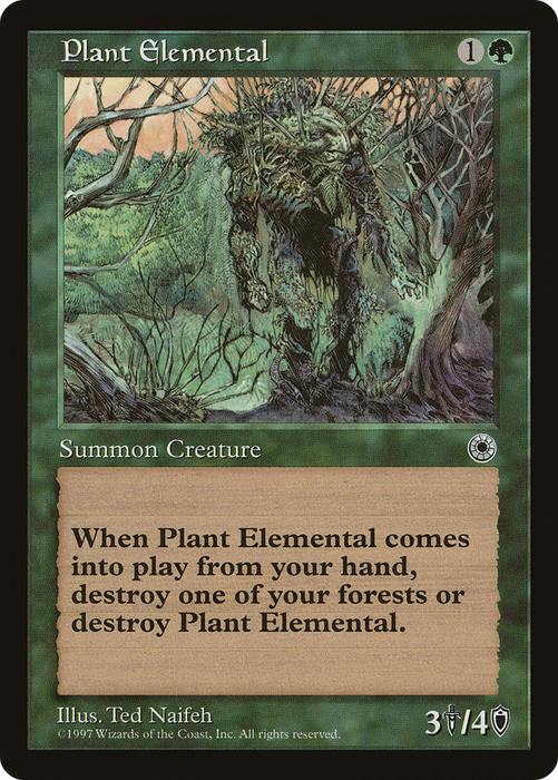 Plant Elemental (POR-181) - uncommon