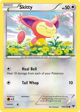 Skitty (104/146) - XBS  - Common - Reverse Holofoil