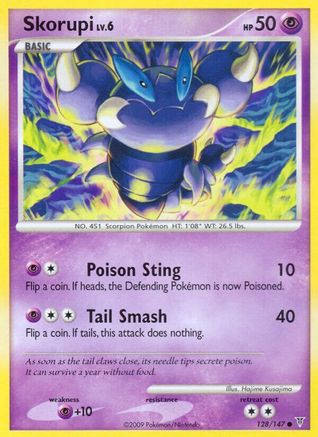 Skorupi (128) - SV  - Common - Reverse Holofoil