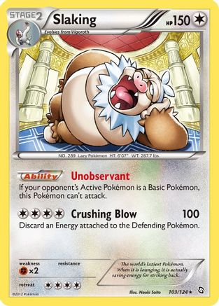 Slaking (103) - DE  - Holo Rare - Holofoil