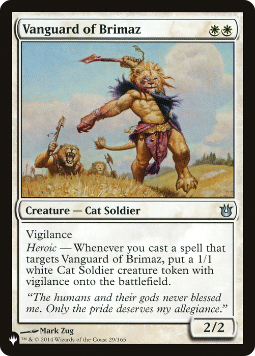 Vanguard of Brimaz (LIST-BNG-29) - uncommon